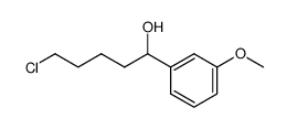 5-chloro-1-(3-methoxyphenyl)-1-pentanol Structure
