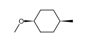 cis-1-Methoxy-4-methylcyclohexane结构式