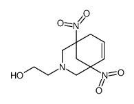 2-(1,5-dinitro-3-azabicyclo[3.3.1]non-6-en-3-yl)ethanol Structure
