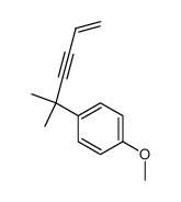 4-(1,1-dimethyl-pent-4-en-2-ynyl)-anisole Structure