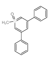 1l4-Thiopyran,1-methyl-3,5-diphenyl-, 1-oxide (9CI) picture