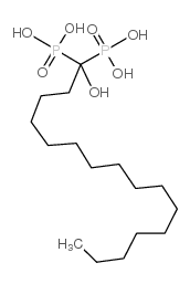 (1-HYDROXY-1-PHOSPHONO)HEXADECYLPHOSPHONIC ACID structure