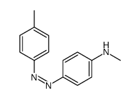 4'-Methyl-4-(methylamino)azobenzene结构式