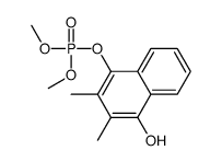 2,3-dimethyl-1,4-naphthoquinol-1-dimethylphosphate Structure