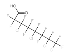 Octanoic acid,3,5,7,8-tetrachloro-2,2,3,4,4,5,6,6,7,8,8-undecafluoro- Structure