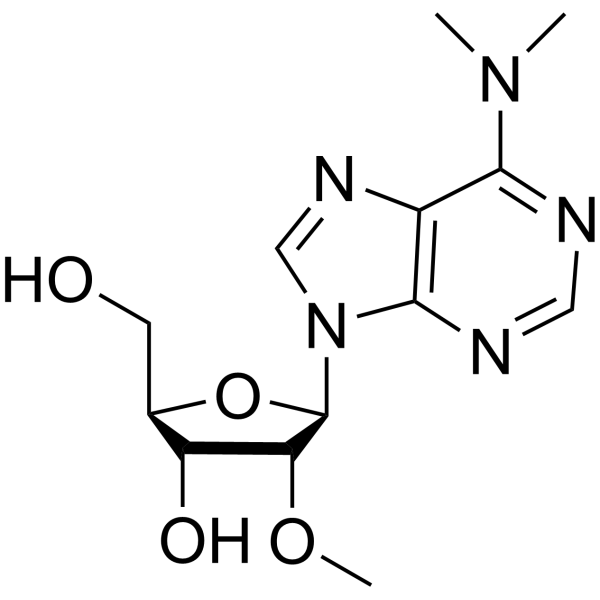 N,N-Dimethyl-2′-O-methyladenosine Structure