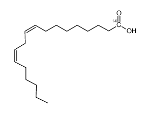 (9Z,12Z)-octadeca-9,12-dienoic acid结构式