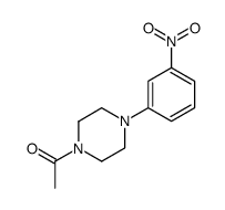 1-acetyl-4-(3-nitrophenyl)piperazine结构式