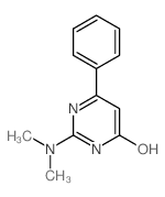 4(3H)-Pyrimidinone,2-(dimethylamino)-6-phenyl-结构式
