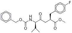 (αR)-α-[(3S)-3-(CarboxybenzylaMino)-4-Methyl-2-oxopentyl]-4-fluoro-benzenepropanoic Acid结构式