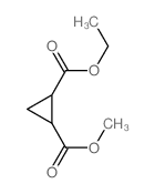 ethyl methyl cyclopropane-1,2-dicarboxylate structure