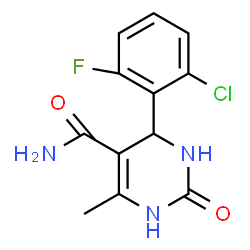 5-Pyrimidinecarboxamide,4-(2-chloro-6-fluorophenyl)-1,2,3,4-tetrahydro-6-methyl-2-oxo-(9CI)结构式