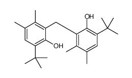 2,2'-methylenebis[6-tert-butyl-3,4-xylenol]结构式