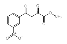 Methyl 4-(3-nitrophenyl)-2,4-dioxobutanoate结构式