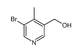 (5-bromo-4-methylpyridin-3-yl)methanol Structure