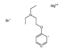 magnesium,N,N-diethyl-2-(phenoxy)ethanamine,bromide Structure