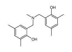 2-[[(2-hydroxy-3,5-dimethylphenyl)methyl-methylamino]methyl]-4,6-dimethylphenol结构式