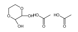 acetic acid,(2R,3R)-1,4-dioxane-2,3-diol Structure