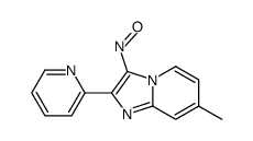 7-methyl-3-nitroso-2-pyridin-2-ylimidazo[1,2-a]pyridine结构式