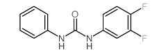 1-(3,4-Difluorophenyl)-3-phenylurea结构式