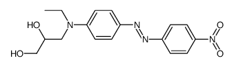 3-[Ethyl[4-[(4-nitrophenyl)azo]phenyl]amino]-1,2-propanediol Structure