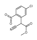 methyl 2-(5-chloro-2-nitrophenyl)-2-cyanoacetate结构式