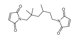 1-[6-(2,5-dioxopyrrol-1-yl)-3,5,5-trimethylhexyl]pyrrole-2,5-dione structure