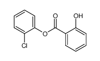 BENZOIC ACID, 2-HYDROXY-, 2-CHLOROPHENYL ESTER Structure