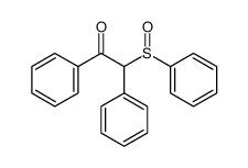 1,2-diphenyl-2-(phenylsulfinyl)ethanone Structure