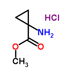 1-Aminocyclopropane-1-carboxylic acid ethyl ester hydrochloride Structure
