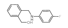 [2-[(4-fluoroanilino)methyl]phenyl]methanol Structure