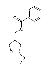 (5-methoxytetrahydrofuran-3-yl)methyl benzoate Structure