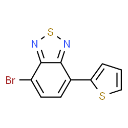 4-溴-7-(噻吩-2-基)苯并[c][1,2,5]噻二唑结构式