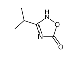 3-isopropyl-1,2,4-oxadiazol-5-ol(SALTDATA: FREE)结构式