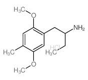 Benzeneethanamine, alpha-ethyl-2,5-dimethoxy-4-methyl-, hydrochloride, (R) Structure