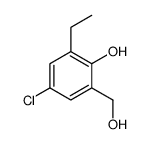 5-Chloro-3-ethyl-2-hydroxybenzyl alcohol结构式