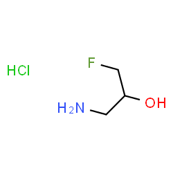 1-氨基-3-氟丙烷-2-醇盐酸盐结构式