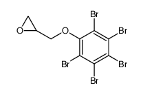 2-[(2,3,4,5,6-pentabromophenoxy)methyl]oxirane结构式