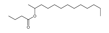 Butyric acid, 2-tridecyl ester Structure