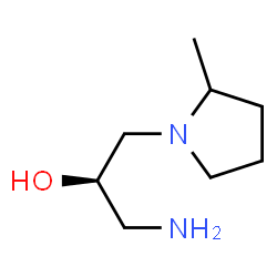 1-Pyrrolidineethanol,alpha-(aminomethyl)-2-methyl-,(alphaR)-(9CI)结构式