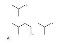 (Z)-diisobutyl(4-methylpent-1-enyl)aluminium结构式