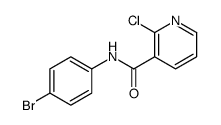 N-(4-bromophenyl)-2-chloropyridine-3-carboxamide结构式