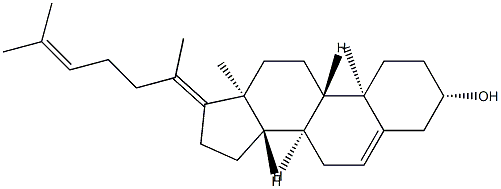 Cholesta-5,17(20),24-trien-3β-ol结构式