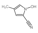 1H-Pyrrole-2-carbonitrile,1-hydroxy-4-methyl- structure