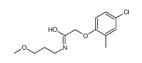 2-(4-chloro-2-methylphenoxy)-N-(3-methoxypropyl)acetamide Structure