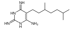 5-(3,6-dimethylheptyl)pyrimidine-2,4,6-triamine结构式