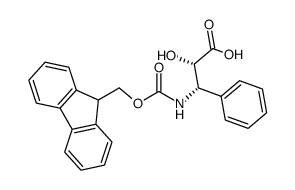 N-Fmoc-(2S,3S)-3-Amino-2-hydroxy-3-phenyl-propionic acid Structure