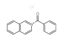 Isoquinolinium, 2-benzoyl-, chloride (1:1)结构式