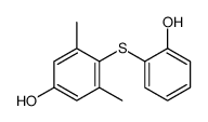 4-(2-hydroxyphenyl)sulfanyl-3,5-dimethylphenol Structure