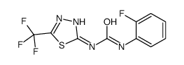 1-(2-fluorophenyl)-3-[5-(trifluoromethyl)-1,3,4-thiadiazol-2-yl]urea Structure